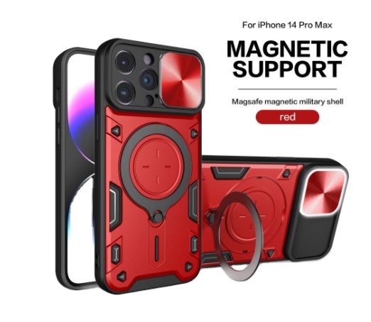 С 360 градусов вращающаяся автомобильная магнитная кольцевая задняя крышка из ТПУ ПК для iPhone 14 Pro Max чехол для телефона iPhone 14 чехлы