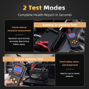 Nuevo Probador de Baterías de Auto BT298 6V 12V 24V, Analizador Profesional de Vida Útil, Resistencia Interna, Corriente y Capacidad de Baterías Automotrices BT298 - Product Image 3
