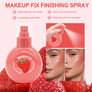 Vente flash, <span class=keywords><strong>spray</strong></span> <span class=keywords><strong>fixateur</strong></span> de <span class=keywords><strong>maquillage</strong></span> hydratant longue durée à la saveur de fraise, à base d'huile minérale imperméable et régulatrice de sébum - Product Image 1