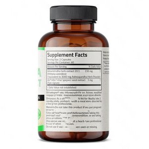OEM suplemen <span class=keywords><strong>Ashwagandha</strong></span>, ekstrak <span class=keywords><strong>Ashwagandha</strong></span>, 3000mg kapsul <span class=keywords><strong>Ashwagandha</strong></span> - Product Image 2
