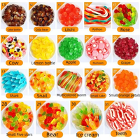 Groothandel Halal Suikerarme Gummy Candy Op Maat Gemaakte Vorm Fruit Smaak Vitamine Gummies OEM ODM Private Label
