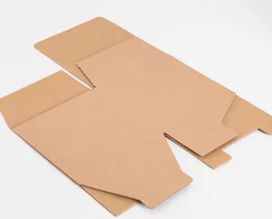 صندوق بريدي مطبوع من الورق المقوى عالي الجودة بني اللون مضلع من خمس طبقات صناديق من الورق المقوى الصلب