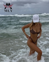 Maillot de bain string brésilien MLY Micro string sexy Bikini de créateur