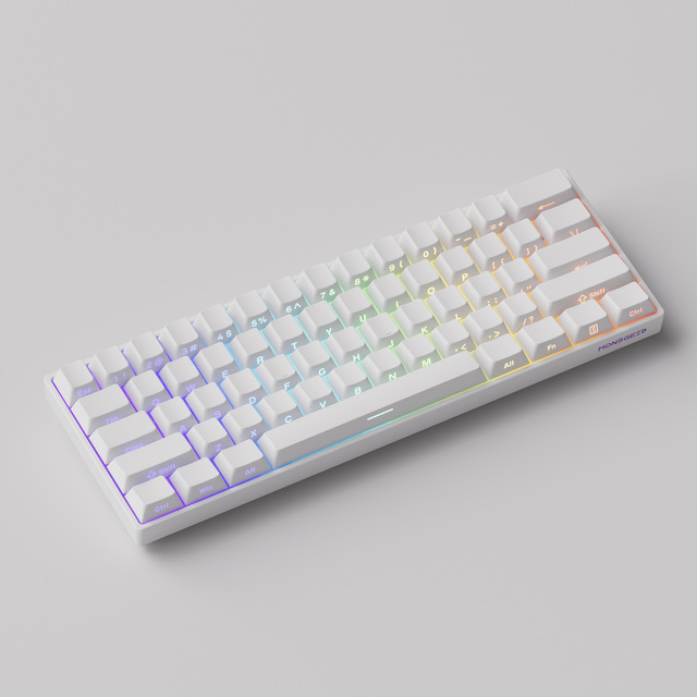 MONSGEEK FUN60 Pro HE Magnetic Keyboard ARGB at a 500Hz Refresh Rate Cross-Compatible with Mainstream Magnetic Switches