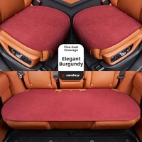 Coussins de siège de voiture universels toutes saisons en polyester, 3 pièces, antidérapants, résistants à l'usure, respirants, ajustement sûr