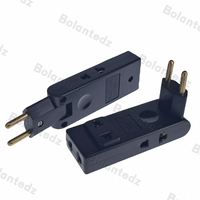 Adaptateur de prise électrique murale 4 en 1, prise européenne, adaptateur de prise à 180 degrés, adaptateur de voyage Mexique Canada, convertisseur d'alimentation portable