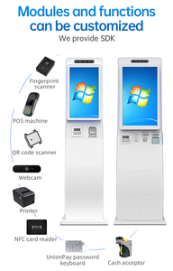 Quiosco de pago de caja registradora POS de autoservicio Máquina de pago de pie con lector de código de barras para uso en supermercados - Product Image 4