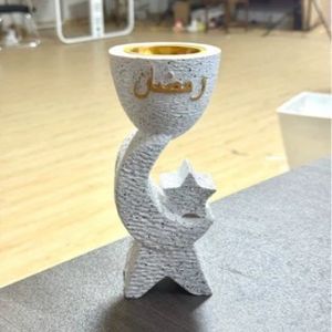 Decorazioni per il Ramadan Bruciatore di Incenso a Forma di Moschea con Luna Crescente Stile Arabo Fragranza per la Casa Decoro Mediorientale Regalo - Product Image 2