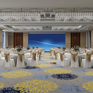 Tapis Axminster pleine surface - Tissé à la machine, en laine et nylon, usage commercial, antidérapant, résistant à l'usure, écologique, haut de gamme, sur mesure - Product Image 2