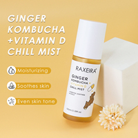 Vente en gros de brume pour le visage au gingembre et à la vitamine D, apaisante, hydratante, éclaircissante, soin de la peau