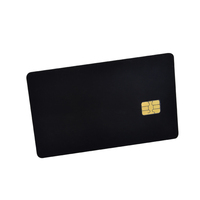 RFID-Kontakt karte Sim Blank Brushed Gold/Blcak Bottom Magnetic RFID IC-Karten