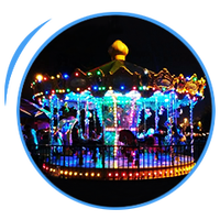 Pièces de manège 16/24/36 places, équipement d'amusement extérieur à vendre, grande structure de divertissement extérieure