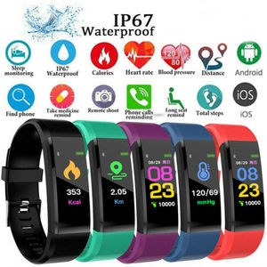 Pulsera inteligente deportiva para hombre y mujer, brazalete deportivo resistente al agua con seguimiento de actividad, 115 Plus, <span class=keywords><strong>ID115Plus</strong></span> - Product Image 6