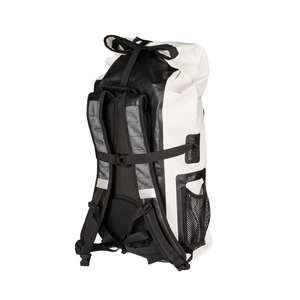 Mochila Impermeable para <span class=keywords><strong>Escalada</strong></span> y Viajes, Mochila <span class=keywords><strong>Deportiva</strong></span> Portátil con Cierre Enrollable, Blanca y Suave - Product Image 6