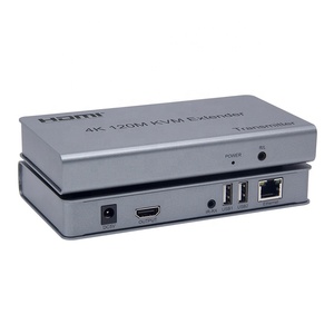 Xput HDMI <span class=keywords><strong>Extender</strong></span> Full HD 4K 30Hz 120m TX RX HDMI USB KVM <span class=keywords><strong>Extender</strong></span> qua ethernet CAT5e <span class=keywords><strong>CAT6</strong></span> với <span class=keywords><strong>IR</strong></span> hỗ trợ 1080p 3D - Product Image 1