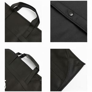 Housse de protection pliable personnalisée en non-tissé transparent pour costumes homme et robes de mariée de luxe, sac de transport suspendu avec fermeture éclair pour vêtements, vente en gros - Product Image 1