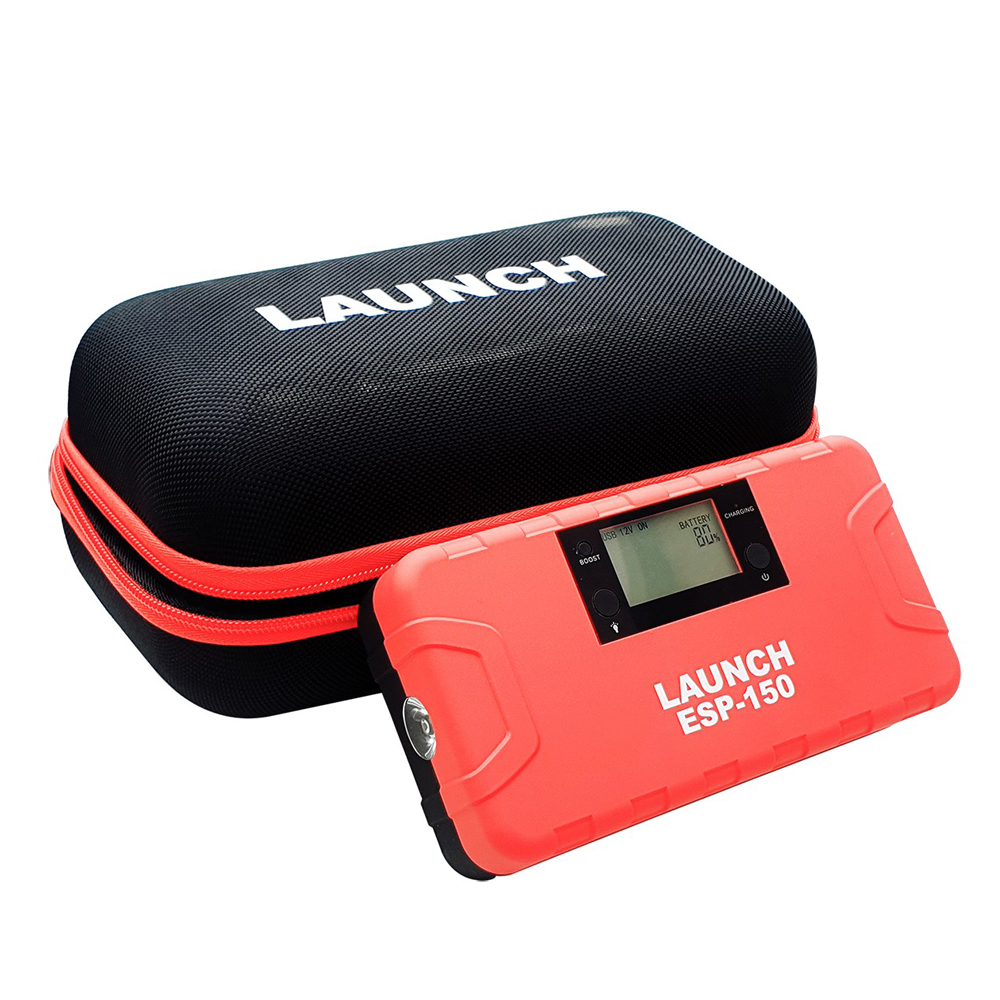 Launch ESP-150 Powerbank & Autostarthulp – 500A Piekstroom, 15000mAh, Draagbaar, Met LED-noodlamp & Startkabels