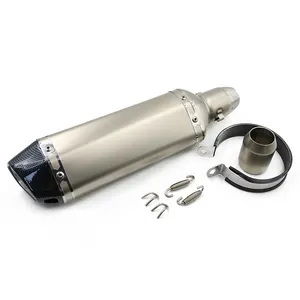 Wholesale 110cc 125cc 250cc exhaust muffler NEW Style Chinese dirt bike exhaust fit for CB400 TMAX530 CBR125 Z800