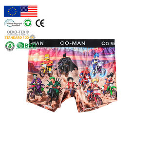 Ropa Interior Masculina Transpirable de Alta Calidad con MOQ Bajo, Calzoncillos y Bóxers Personalizados con Logotipo, Bóxer con Estampado de <span class=keywords><strong>Anime</strong></span> Moderno y Elegante - Product Image 1
