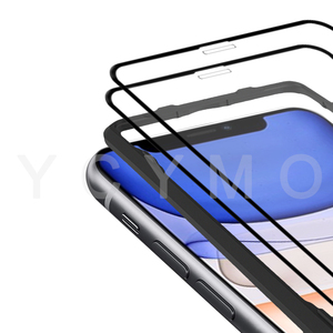 3d caso para protector <span class=keywords><strong>de</strong></span> pantalla <span class=keywords><strong>de</strong></span> <span class=keywords><strong>cristal</strong></span> templado película para iphone 11 xs xr xs max con aplicador capaz <span class=keywords><strong>de</strong></span> 2 pack 3 - Product Image 5