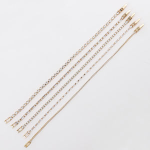 Bracelet Tennis Hypoallergénique Plaqué Or 18 carats avec Zircons pour Homme - Cadeau - CM <span class=keywords><strong>YIM</strong></span> - Product Image 3