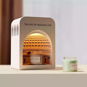 Lámpara de cera de cemento para velas, lámpara de aromaterapia, lámpara de cera fundida, lámpara de yeso Pantheon para derretir velas, luz de noche de lujo, regalo. - Product Image 5