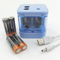 Taille-crayon USB électrique étudiant pour bureau école taille-crayon multifonction automatique