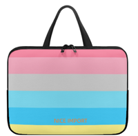 Sac pour ordinateur portable Gay Man (motif arc-en-ciel), étui fin pour ordinateur portable avec fermeture éclair, sac portable pour ordinateur portable, pour tablettes, grande capacité