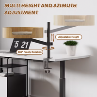 Hauteur réglable 360° °   Mobilier d'intérieur rotatif en bois pour chat, lit de bureau pour petit espace, avec accessoires pour animaux de compagnie
