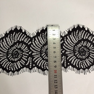 Vente en gros de dentelle à cils Chantilly française magnifique pour vêtements LT2803B - Product Image 6