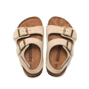Sandali in sughero smerigliato per bambini, best-seller transfrontalieri, unisex, con chiusura in velcro, scarpe da spiaggia leggere per esterni - Product Image 5