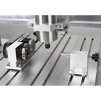 Cnc — axe rotatif à 80 mandrin et cardan de 4 axes, machine de gravure 3040 avec moteur pas à pas nema 23 76mm
