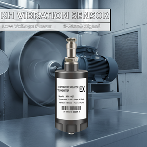 KEHAO KH-HZD เซ็นเซอร์วัดการสั่นสะเทือนแบบเพียโซอิเล็กทริก 2 สาย 3 สาย 4-20mA DC24V 10-1000Hz 0-20 มม./วินาที OEM - Product Image 3