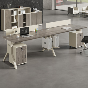 Office Desk Office Staff Desk Simple <strong>Modern</strong> Screen Station Locker Partition Employee <strong>Computer</strong> Desk - Product Image 4