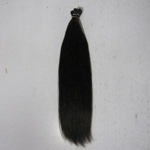 Estensioni di <span class=keywords><strong>Capelli</strong></span> Umani Brasiliani 100% Remy Naturali Lisci, Cheratina Grezza a Doppio Spessore, Punta a I, Vendita all'Ingrosso XCHair LA627 100g/Confezione - Product Image 4