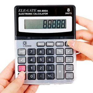 Calculatrice électronique ELE-GATE KK-800A 8 chiffres à énergie solaire pour usage professionnel - Product Image 1