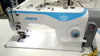 NOUVELLE MACHINE À COUDRE À POINT DROIT JACK 5558G AVEC COUPE-BORD ET DISPOSITIF DE PIPING, MACHINE À COUDRE INDUSTRIELLE POUR VÊTEMENTS À VENDRE