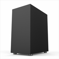V650 negro OEM Mini ITX caja de la computadora de aluminio Micro ATX PC/muebles de juegos/Torres de juego fresco con ventilador enfriador