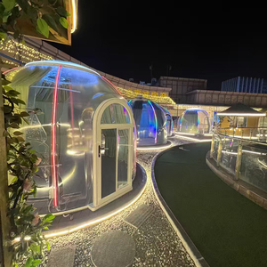 <span class=keywords><strong>Tente</strong></span> de salle à bulles pour glamping en plastique PC géodésique et bon marché pour l'extérieur - Product Image 2