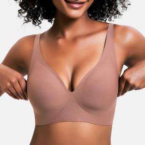 Sujetadores Deportivos de Alta Calidad para Mujer, Cómodos, Transpirables, Sin Varillas, con Tirantes Ajustables, Sólidos, Personalizados de Fábrica, Tallas S-XXL, Spandex/Nylon - Product Image 2
