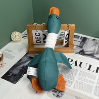 Jouet pour chien interactif et durable en forme de canard volant, avec couineur, pour la dentition, en peluche avec rembourrage en coton PP – Meilleure vente