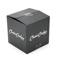 Boîte d'emballage cadeau en carton ondulé colorée personnalisée, boîte d'emballage pour vêtements recyclable personnalisée