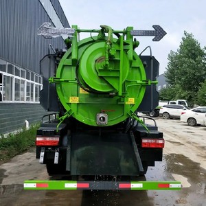 Camion de nettoyage des fosses septiques haute pression 4x2 6000 litres RHD/LHD, aspirateur manuel diesel, véhicules d'aspiration des eaux usées - Product Image 6
