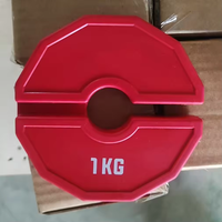 Plaques d'ajout en caoutchouc noir pour haltères, barres et kettlebells – Usage commercial – Plaques d'ajout fractionnelles Mi-Cro