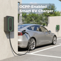Station de recharge publique pour véhicules électriques à montage mural, type 2, mode 3, 7 kW, compatible OCPP, chargeur mural intelligent AC