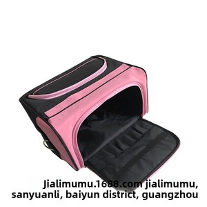Wholesale Multifunctional Beauty Hairdressing Tool <b>Bag</b> Polyester Canvas <b>Bag</b> Suitcase Zipper for Tattoo Embroidery <b>Barber</b> <b>Bag</b> - Product Image 3