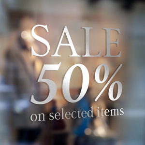 Pegatinas de letras de vinilo plateadas impermeables personalizadas para panadería, ventanas, paredes, escaparate y letreros - Product Image 1