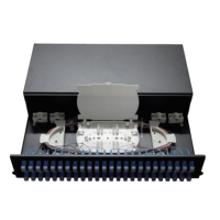 Panel Patch Fiber Optik Indoor 24 Port FC Single-mode TracklessType 19 Inch 48 Core Rak Kotak Terminasi Tetap