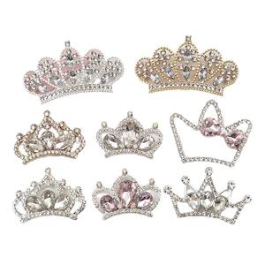 Decorazioni Metalliche di Lusso con Diamanti Artificiali Bianchi e Rosa per Cover Telefono, Accessori Creativi Fai-da-Te per Fermagli per Capelli - Product Image 5