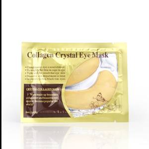 Soins des yeux Masques pour les yeux en or 24 carats - avec collagène Patchs pour les yeux réparateurs Feuille de collagène cristallin - Product Image 4